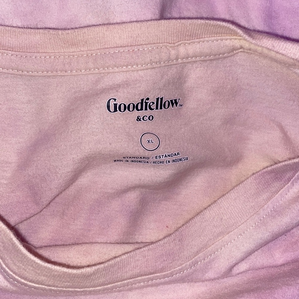 Tie dye pink and purple shirt with pocket